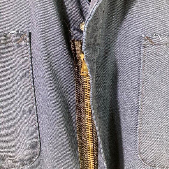 Mens Vintage Red Kap Cut Off Sleeve Coveralls Navy 42-LN Made‎ in USA - Picture 6 of 10